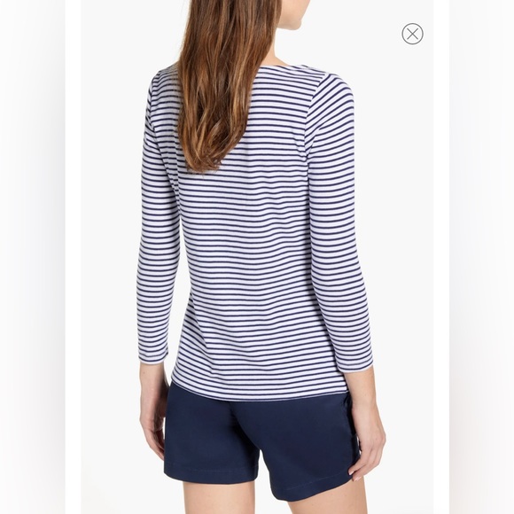 Vineyard Vines Classic Boat Neck Nautical Top - Picture 2 of 10